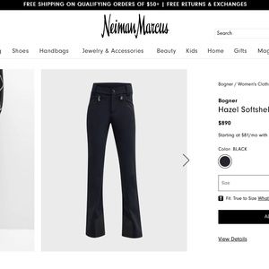 Bogner Hazel Softshell Ski Pants $890 SZ 4